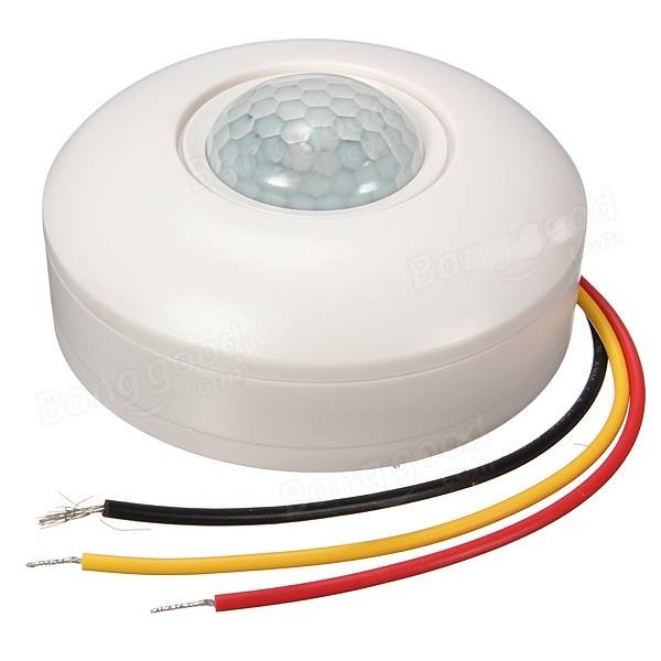Energy Electricity Saving PIR Occupancy Motion Sensor Switch and LED Lights
